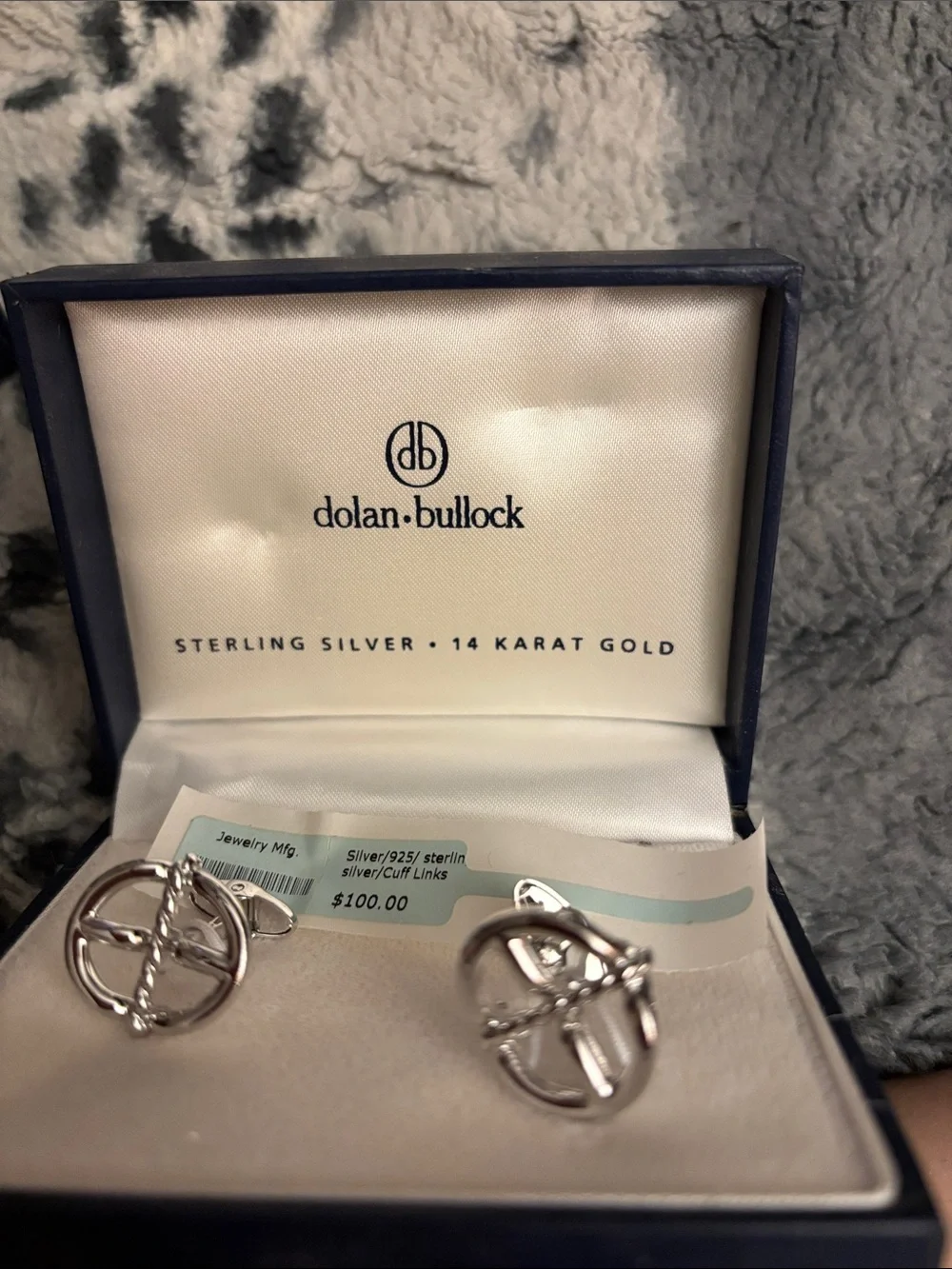 Dolan + Bullock Sterling Silver Knot Cufflinks - Silver